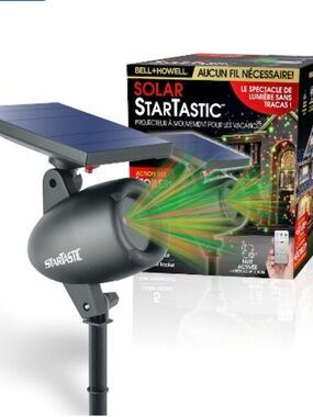 As Seen On Tv StarTastic Solar or USB Powered Holiday LED Light Projector